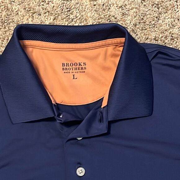 Brooks Brothers Short Sleeve Performance Polo Shirt Large - Picture 4 of 6